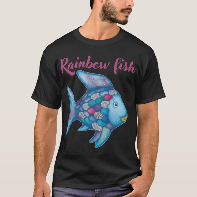 Rainbow fish print for kids and adults 2022 gift T-Shirt (Front)
