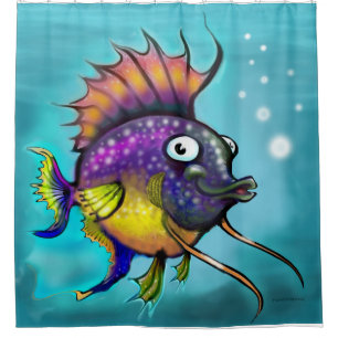 Rainbow Fish Shower Curtain