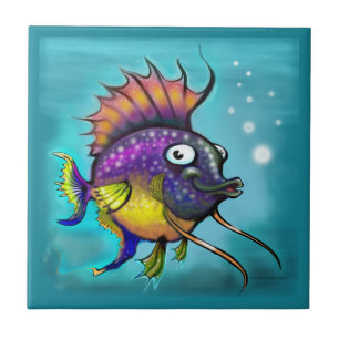 Rainbow Fish Tile