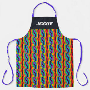 Rainbow Fist Pattern Apron