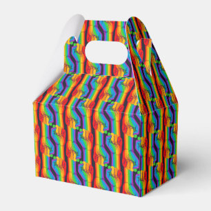 Rainbow Fist Pattern Favour Box