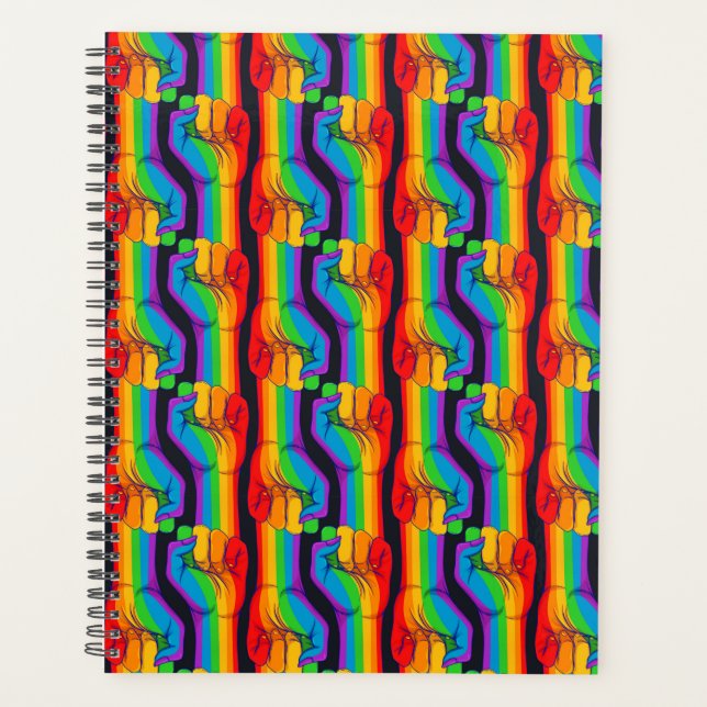 Rainbow Fist Pattern Planner (Front)