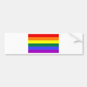 Rainbow Flag Bumper Sticker
