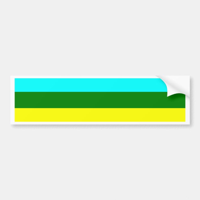 Rainbow Flag Bumper Sticker (Front)