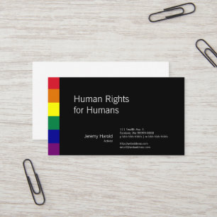 Rainbow Flag Business Card