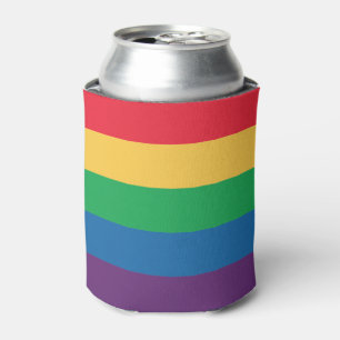 Rainbow Flag Can Cooler