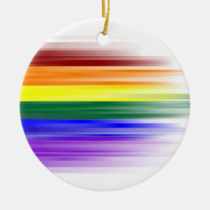 Rainbow Flag Ceramic Ornaments