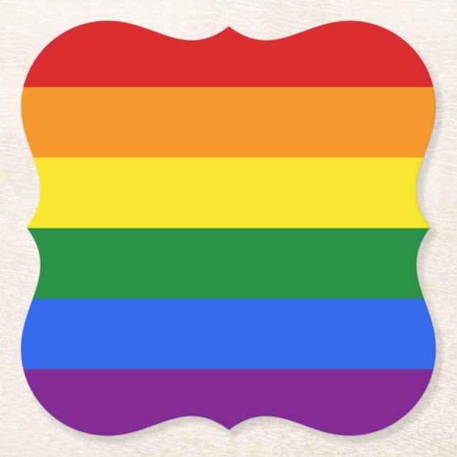Rainbow Flag coasters (Front)