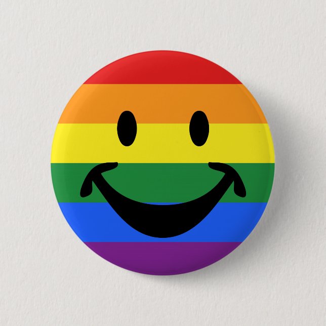 RAINBOW FLAG COLORS your ideas 6 Cm Round Badge (Front)