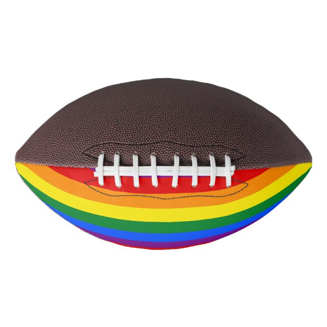 RAINBOW FLAG COLORS + your ideas American Football (Front)