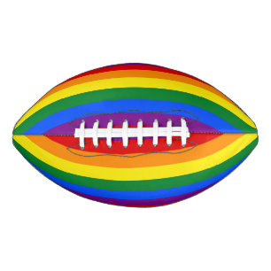 RAINBOW FLAG COLORS + your ideas American Football