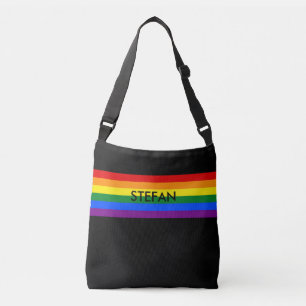 RAINBOW FLAG COLORS + your ideas Crossbody Bag