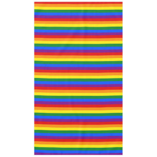 RAINBOW FLAG COLORS + your ideas Tablecloth