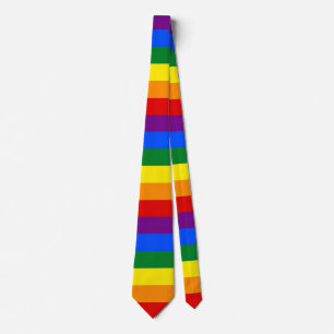 RAINBOW FLAG COLORS + your ideas Tie