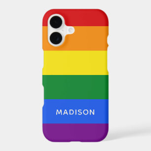 Rainbow Flag custom name phone cases