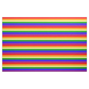 Rainbow flag fabric