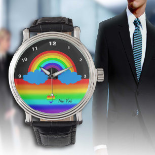 Rainbow Flag fashion watch, LGBT fashion, Pride Watch