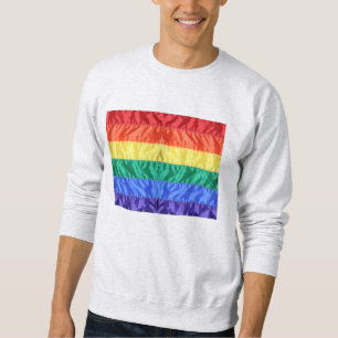 Rainbow Flag Gay Pride LGBTQ LGBT love is love Sweatshirt