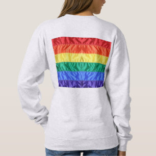 Rainbow Flag Gay Pride LGBTQ LGBT love is love Sweatshirt