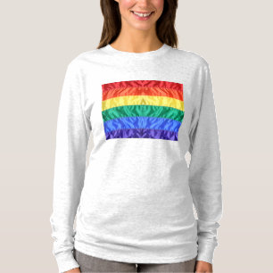 Rainbow Flag Gay Pride LGBTQ LGBT love is love T-Shirt