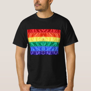 Rainbow Flag Gay Pride LGBTQ LGBT love is love  T-Shirt