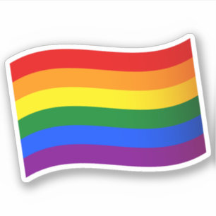 Rainbow Flag Gay Pride LGBTQ out and proud  