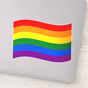Rainbow Flag Gay Pride LGBTQ out and proud