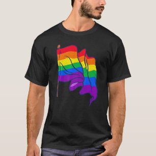 Rainbow Flag Human Rights Lgbtq Gay Pride Queer Pr T-Shirt