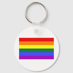 Rainbow Flag Keychain