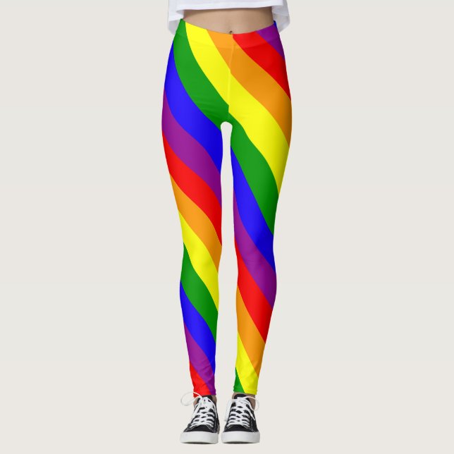 Rainbow flag leggings (Front)