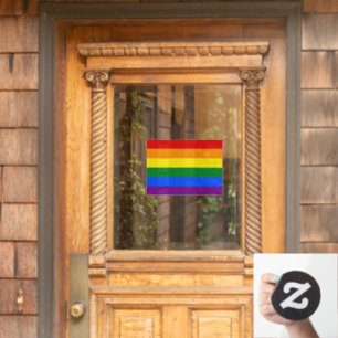 Rainbow Flag - LGBT & Pride Window Cling
