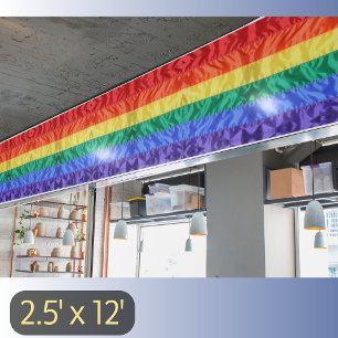 Rainbow flag LGBT rainbow stripes gay pride LGBTQ Banner