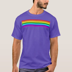 Rainbow Flag LGBTQ Gay Pride LGBT Equality Queer T T-Shirt