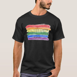 Rainbow Flag LGBTQIA Pride Month 2023 Rochester Ga T-Shirt