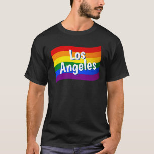 Rainbow Flag Los Angeles Gay Pride LGBT LGBTQ T-Shirt