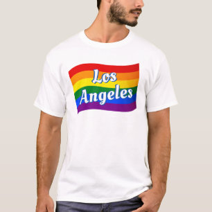 Rainbow Flag Los Angeles Gay Pride LGBT LGBTQ T-Shirt