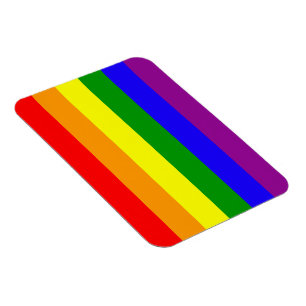 Rainbow flag magnet