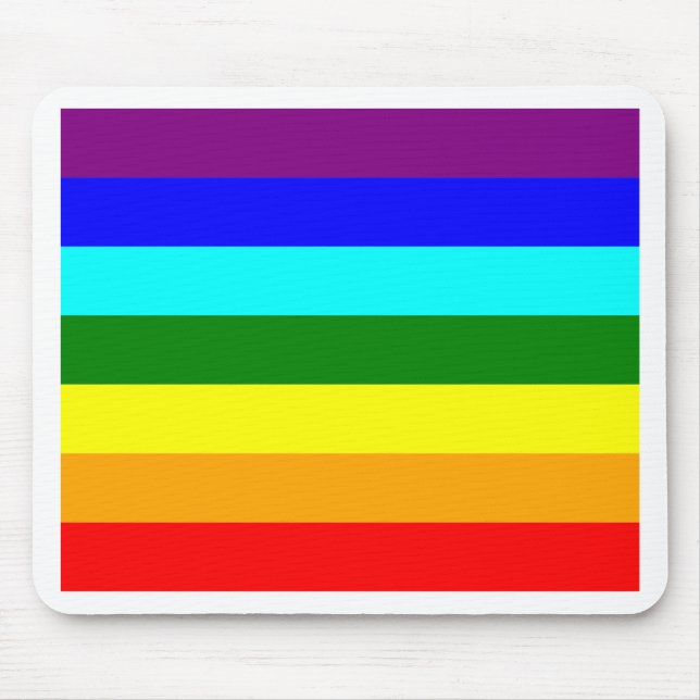 Rainbow Flag Mouse Mat (Front)