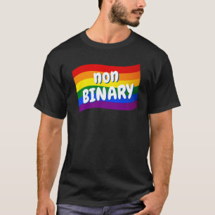 Rainbow Flag Nonbinary non-binary LGBT LGBTQ pride T-Shirt