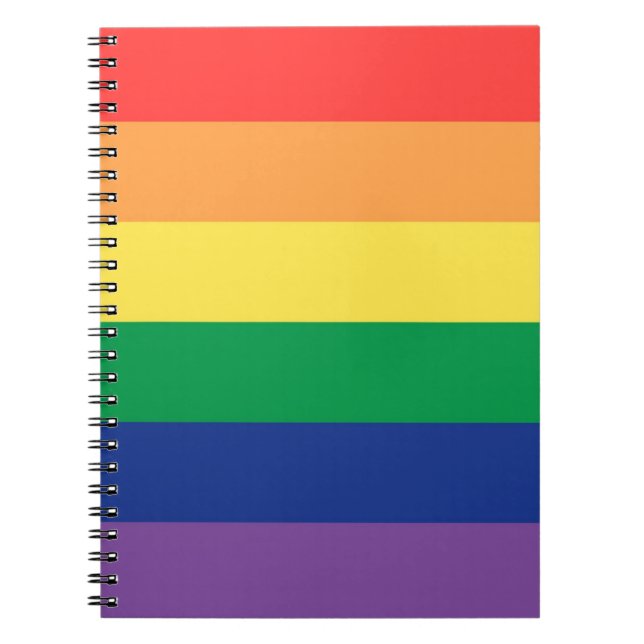 Rainbow Flag Notebook (Front)