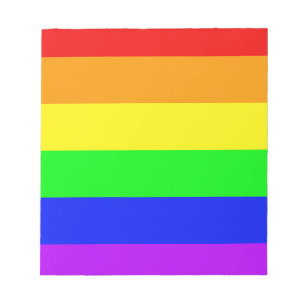 Rainbow Flag Notepad