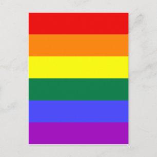 Rainbow Flag Postcard