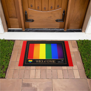 Rainbow Flag & Pride House Mats / LGBT Doormat