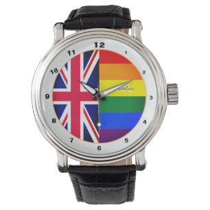 Rainbow Flag & Pride, LGBT community /British Flag Watch