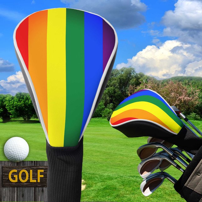 Rainbow Flag & Pride, love golfing community /LGBT Golf Head Cover (Creator Uploaded)