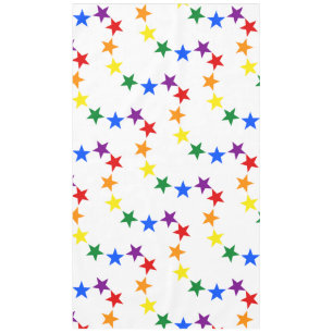 RAINBOW FLAG STARS II + your ideas Tablecloth