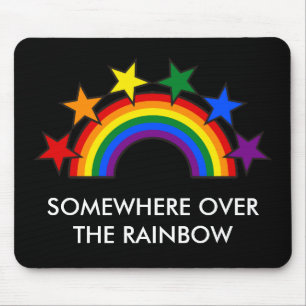 RAINBOW FLAG STARS III + your ideas Mouse Mat