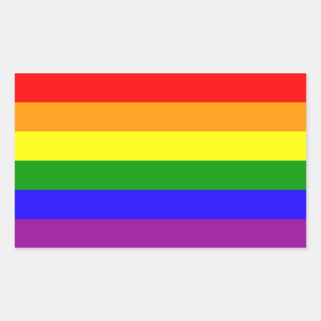 Rainbow flag stickers (Front)