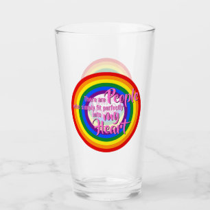 RAINBOW FLAG - STRIPES - LGBTQA+ GLASS