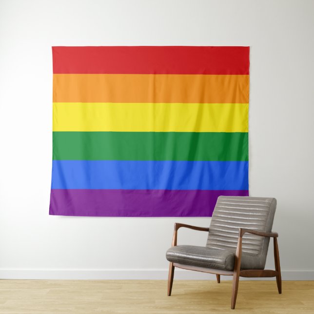 Rainbow Flag tapestry (In Situ (Horizontal))